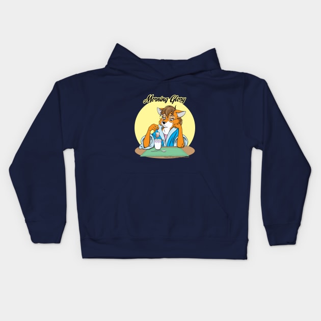 Morning Glory Kids Hoodie by OzFoxes